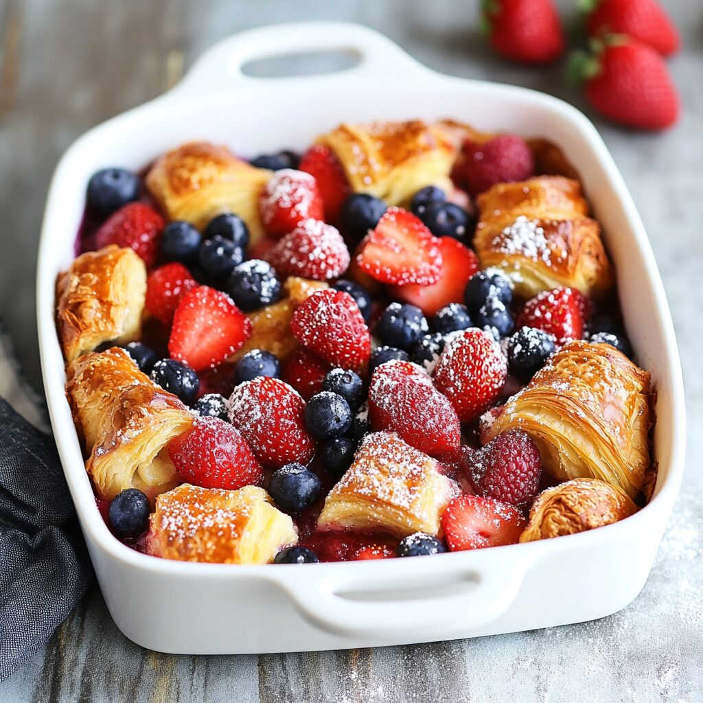 Berry Croissant Bake