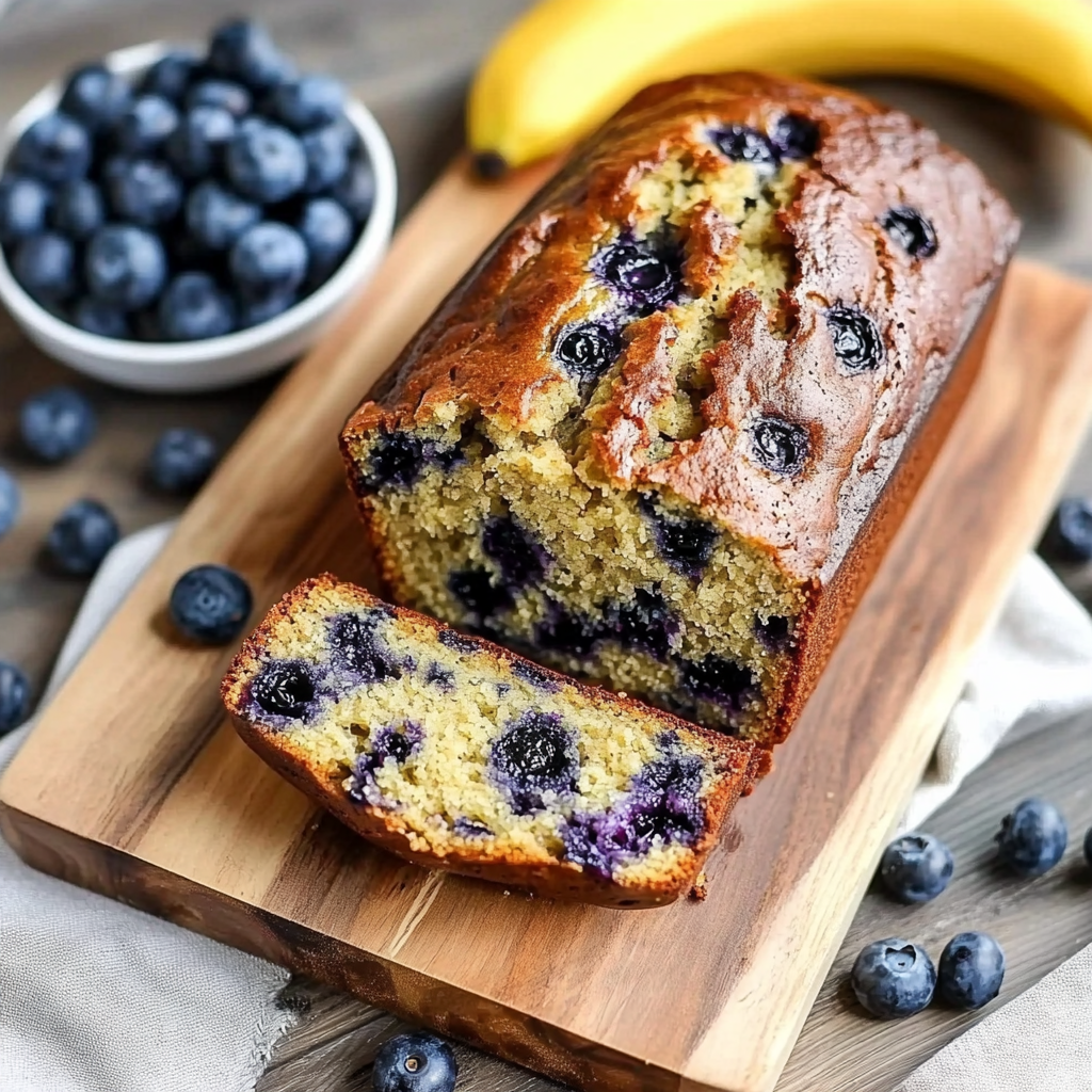 Blueberry Banana Bread