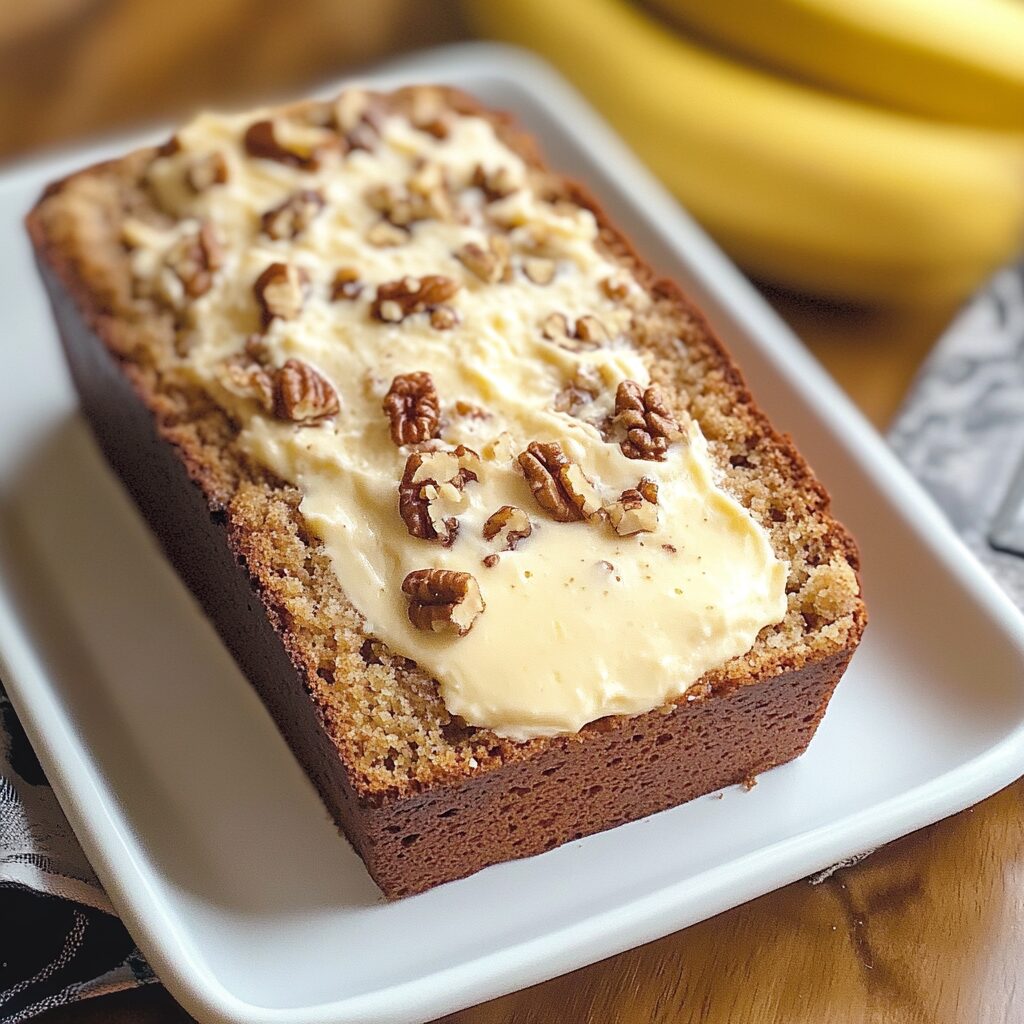 Cream Cheese Banana Nut Bread