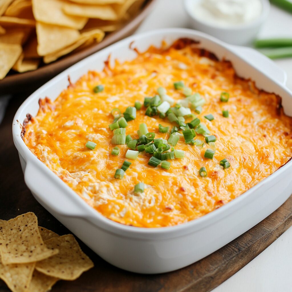 Creamy Rotisserie Chicken Buffalo Dip