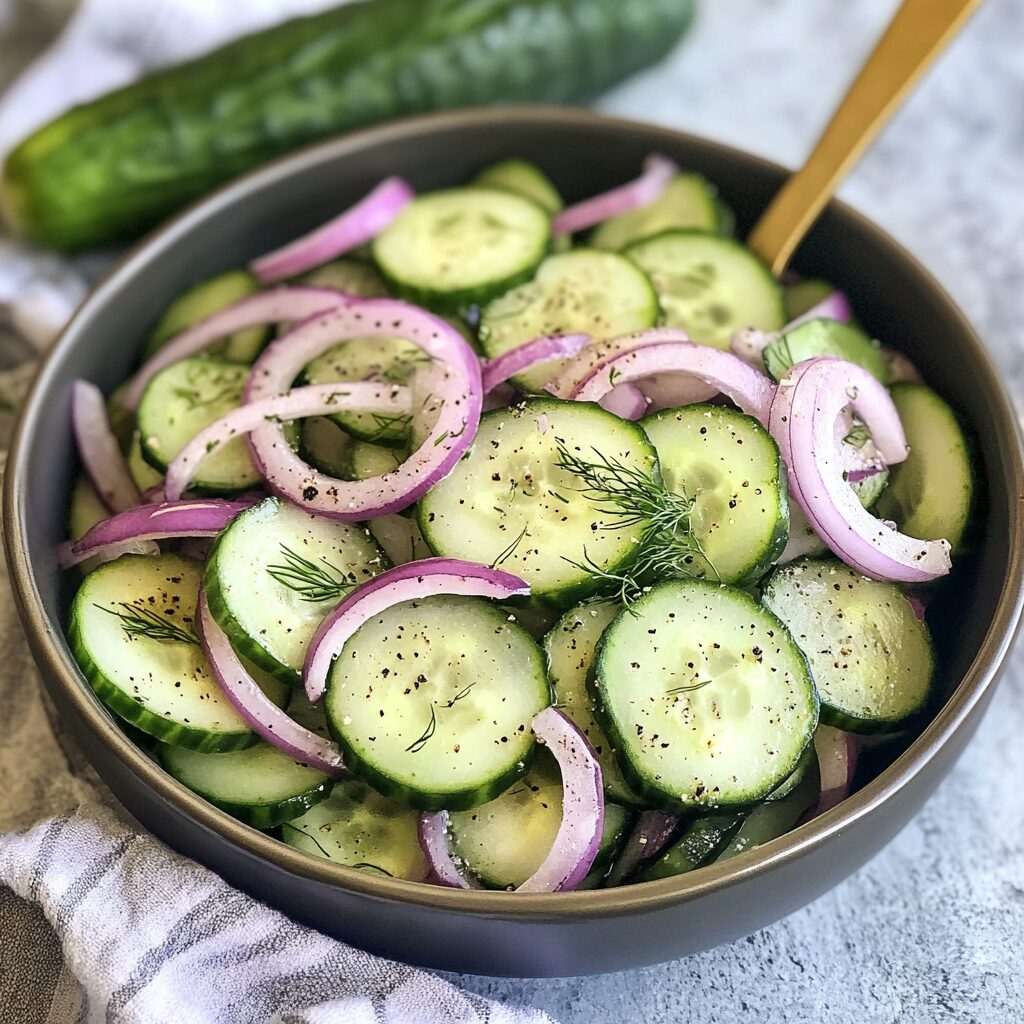 Cucumber Onion Salad