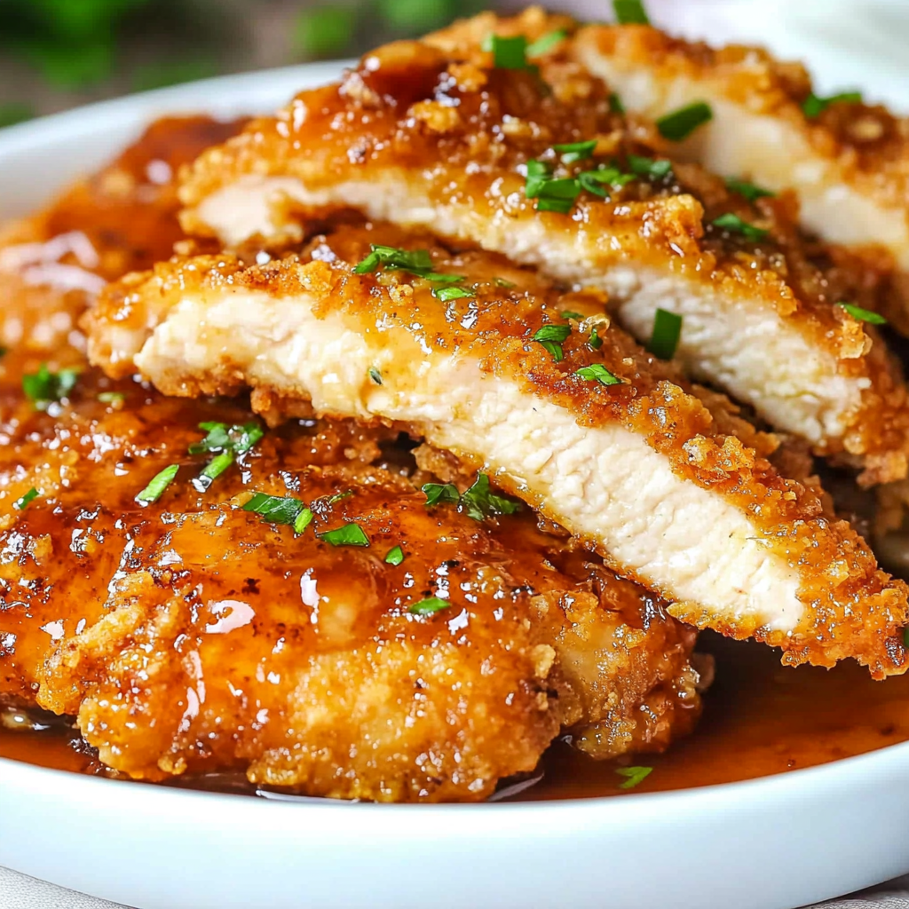 Double Crunch Honey Garlic Chicken