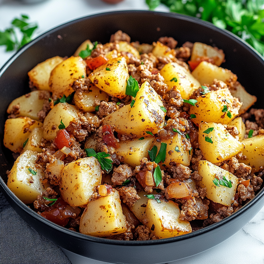 Ground Turkey with Potatoes