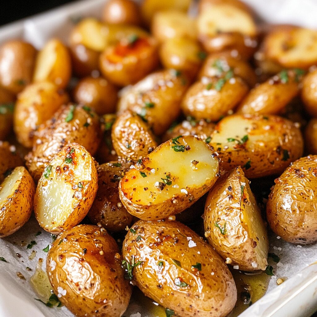 Honey Mustard Roasted Potatoes