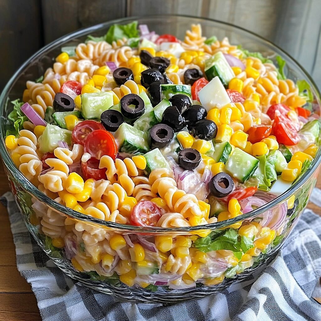 Layered Pasta Salad