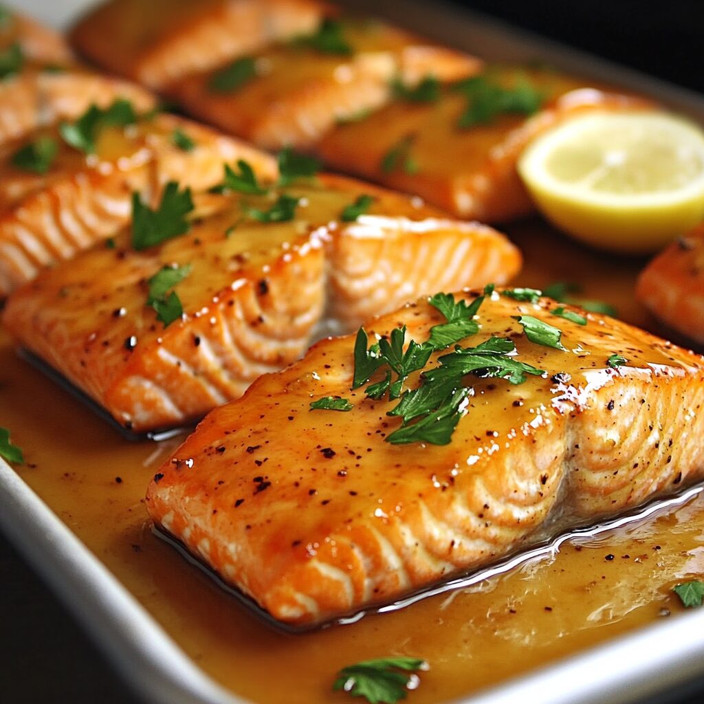 Maple Dijon Baked Salmon