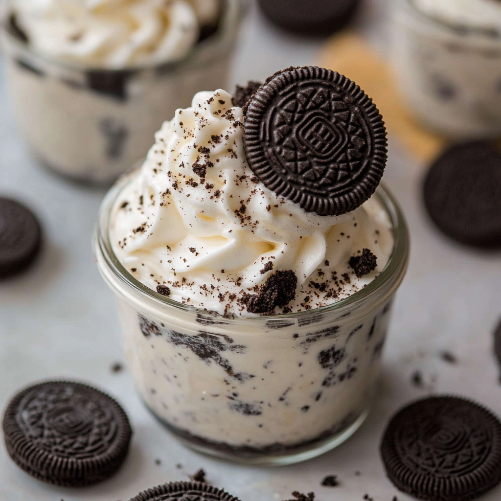 Cookies and Cream Cheesecake Cups