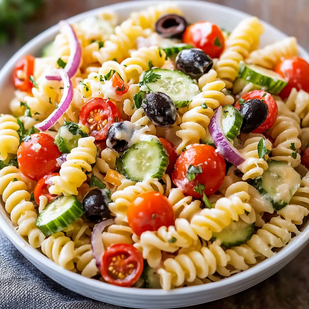 Olive Garden-Inspired Pasta Salad
