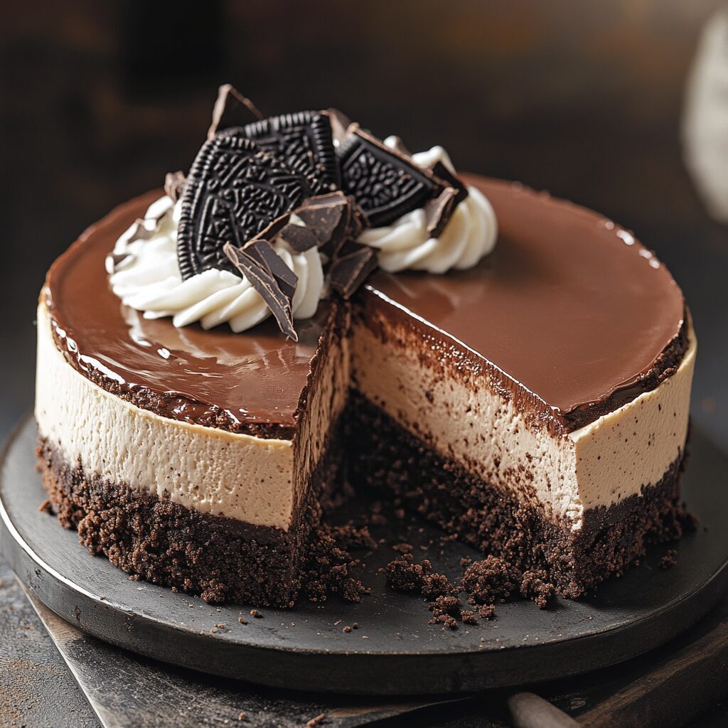 Triple Chocolate Cheesecake