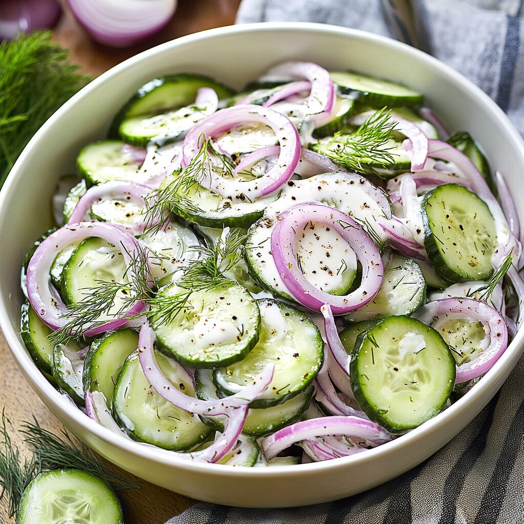 Creamy Cucumber Salad