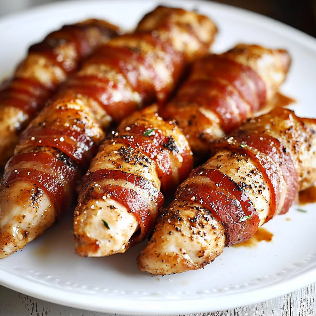 Bacon Wrapped Chicken Tenders
