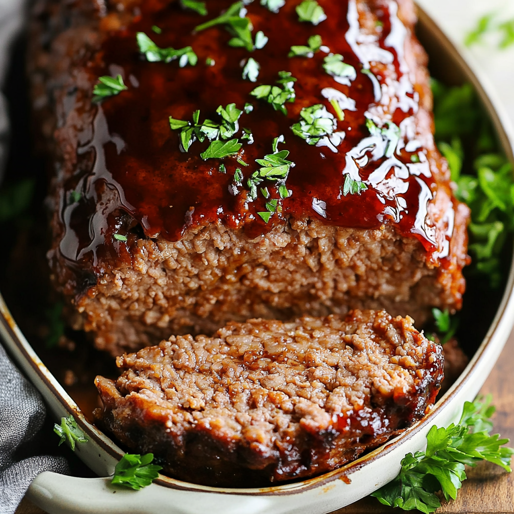 Balsamic Glazed Meatloaf