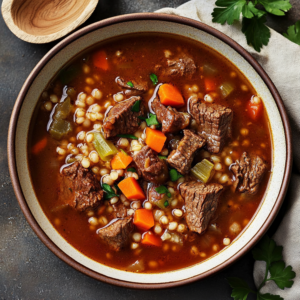 Beef & Barley Soup