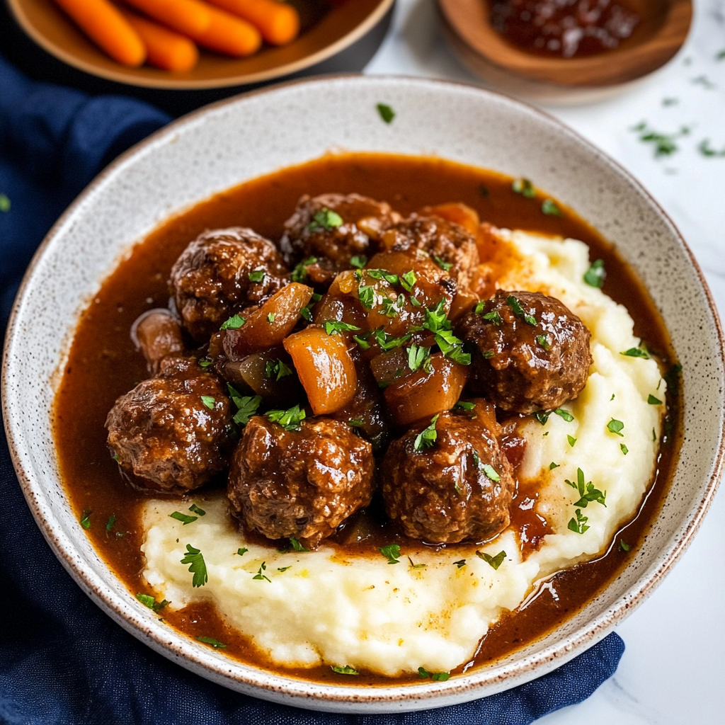 Boeuf Bourguignon Meatballs