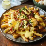 Breakfast Poutine with Hollandaise Sauce