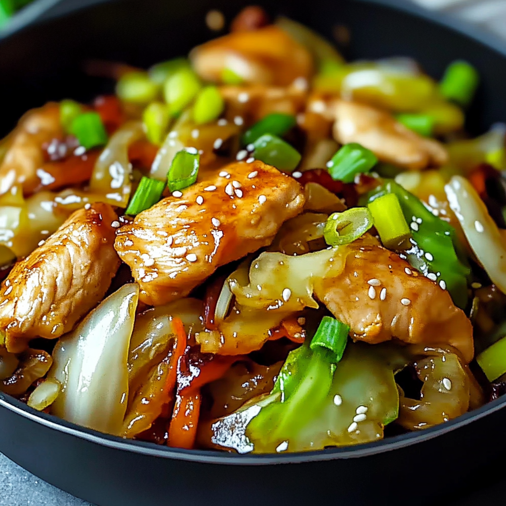Chicken Cabbage Stir Fry