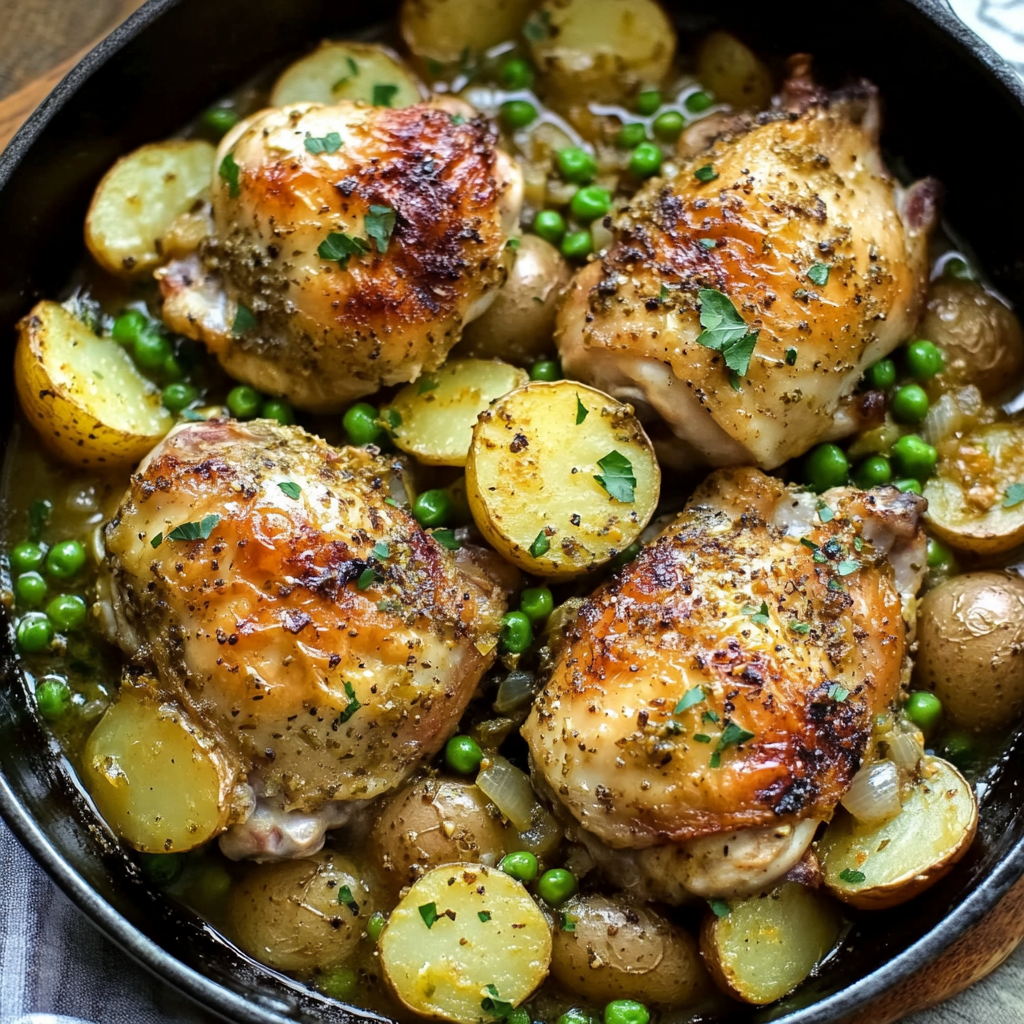 Chicken Vesuvio