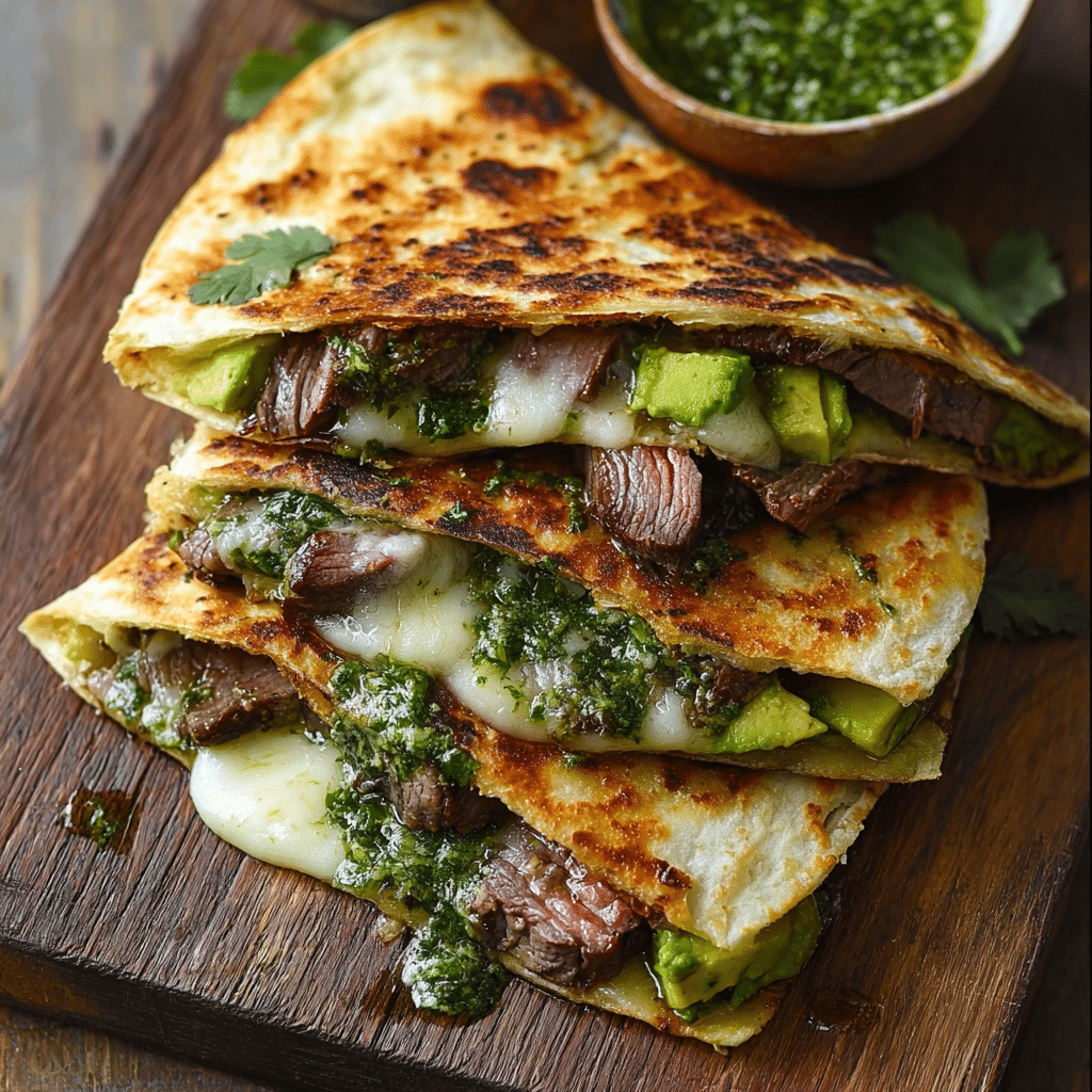 Chimichurri Steak Quesadilla