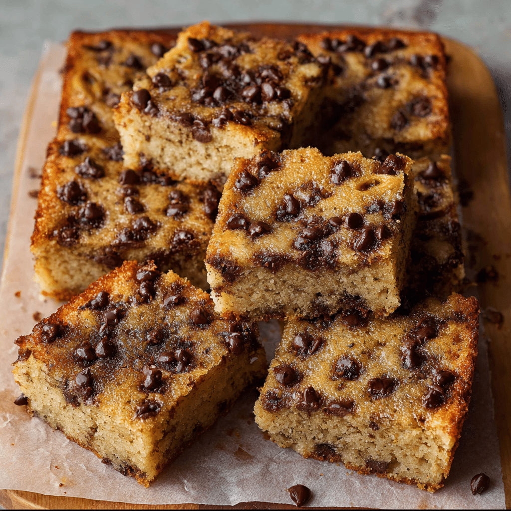 Chocolate Chip Banana Bars