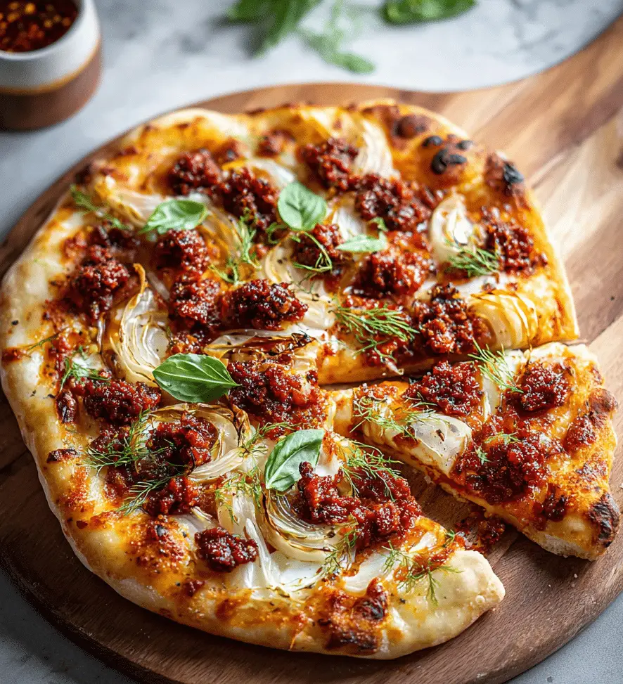 Chorizo & Fennel Fire-Roasted Pizza