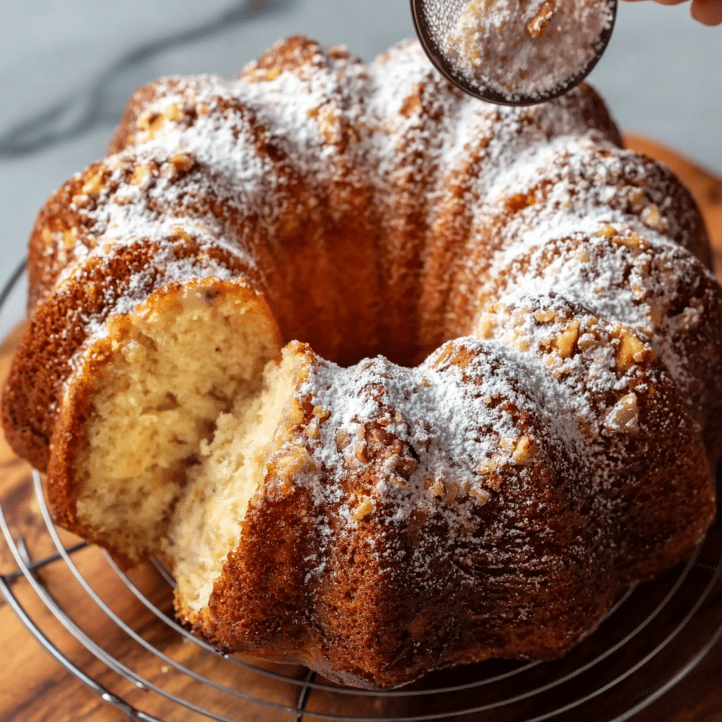 Banana Bread Bundt Cake