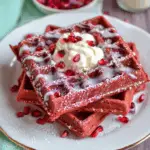 Classic Red Velvet Waffles