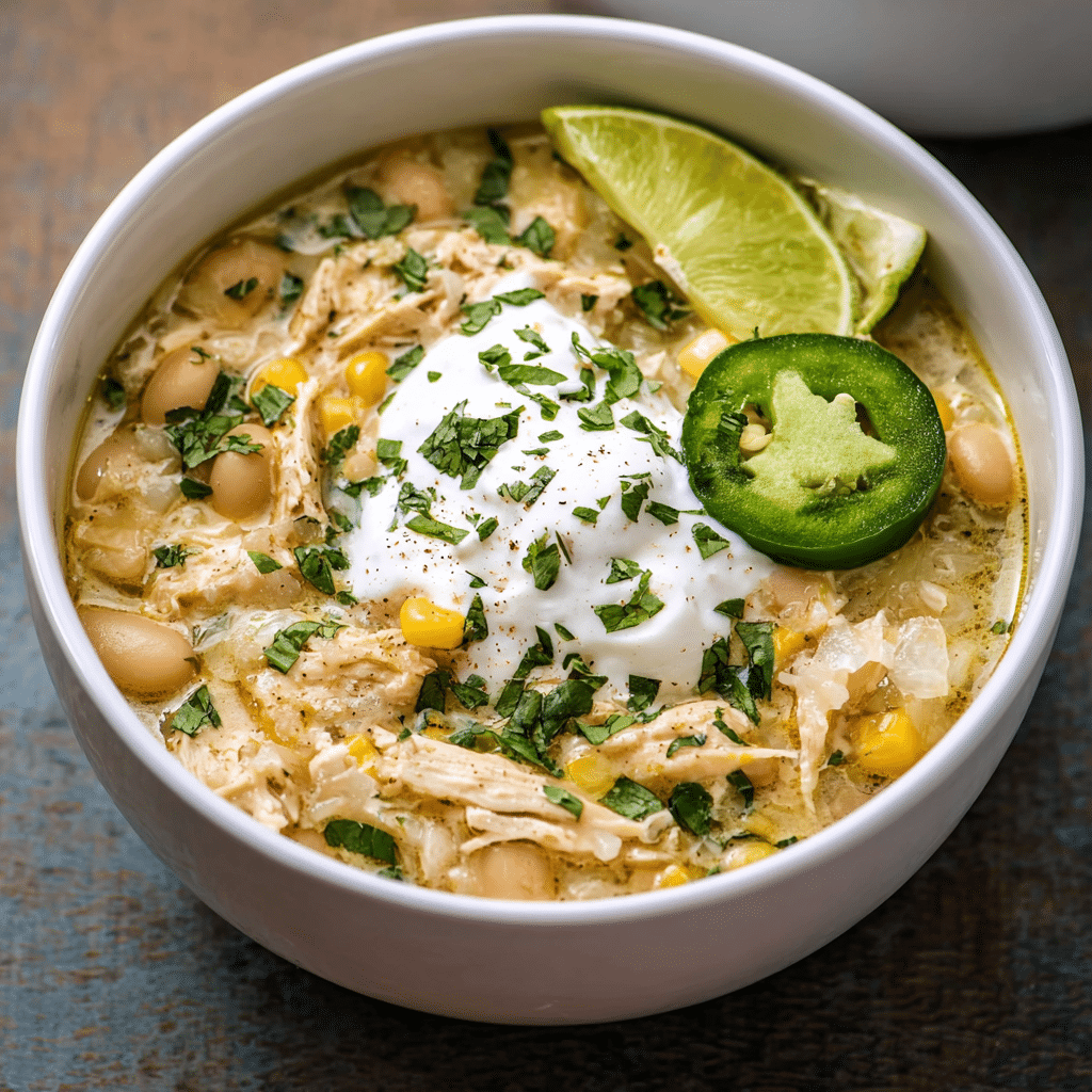Crockpot White Chicken Chili