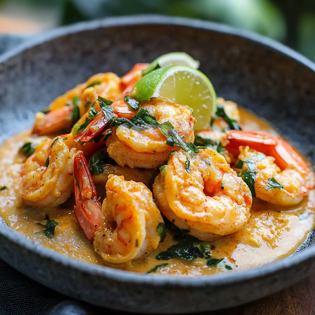 Curried Coconut Prawns