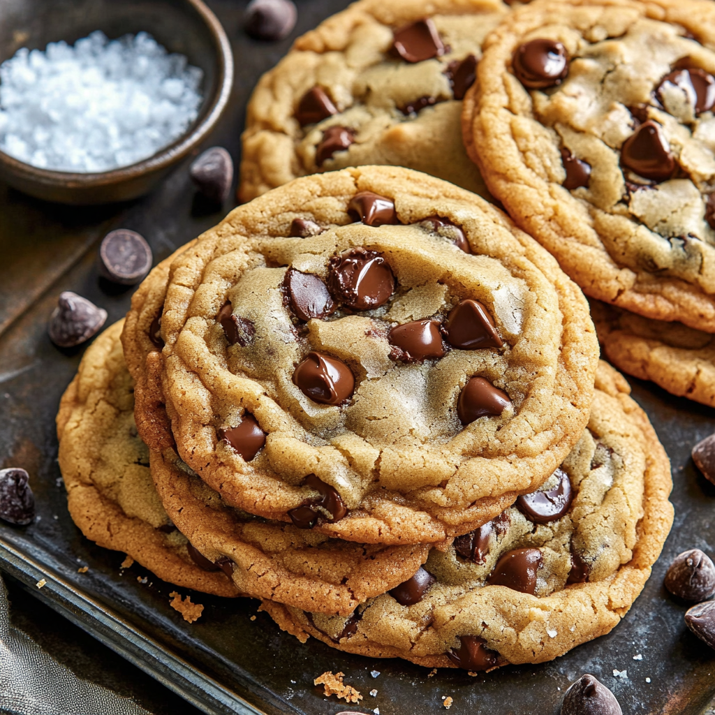 Giant Chewy Chocolate Chip Cookies