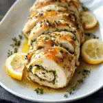 Lemon Thyme Chicken Roulade