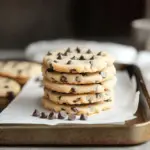 Mini Chocolate Chip Shortbread Cookies