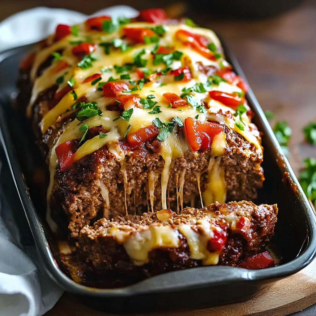 Philly Cheesesteak Meatloaf
