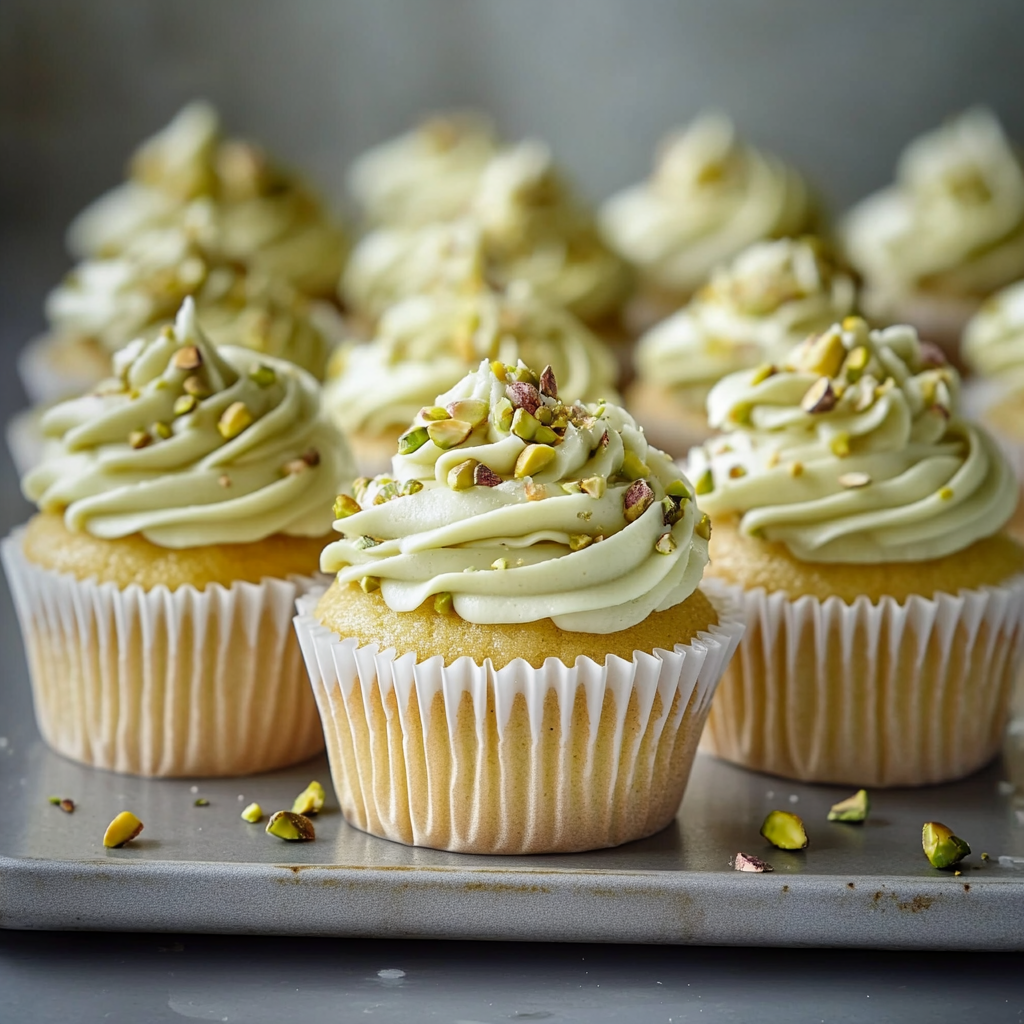 Pistachio Cupcakes