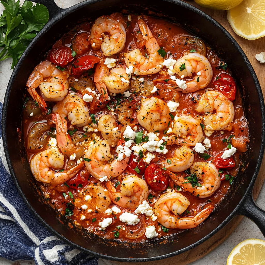 Shrimp Saganaki