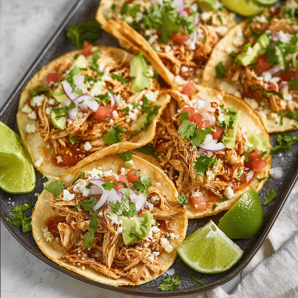 Slow Cooker Chicken Tacos