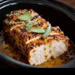 Slow‑Cooked Pork Loin with Maple Mustard Glaze