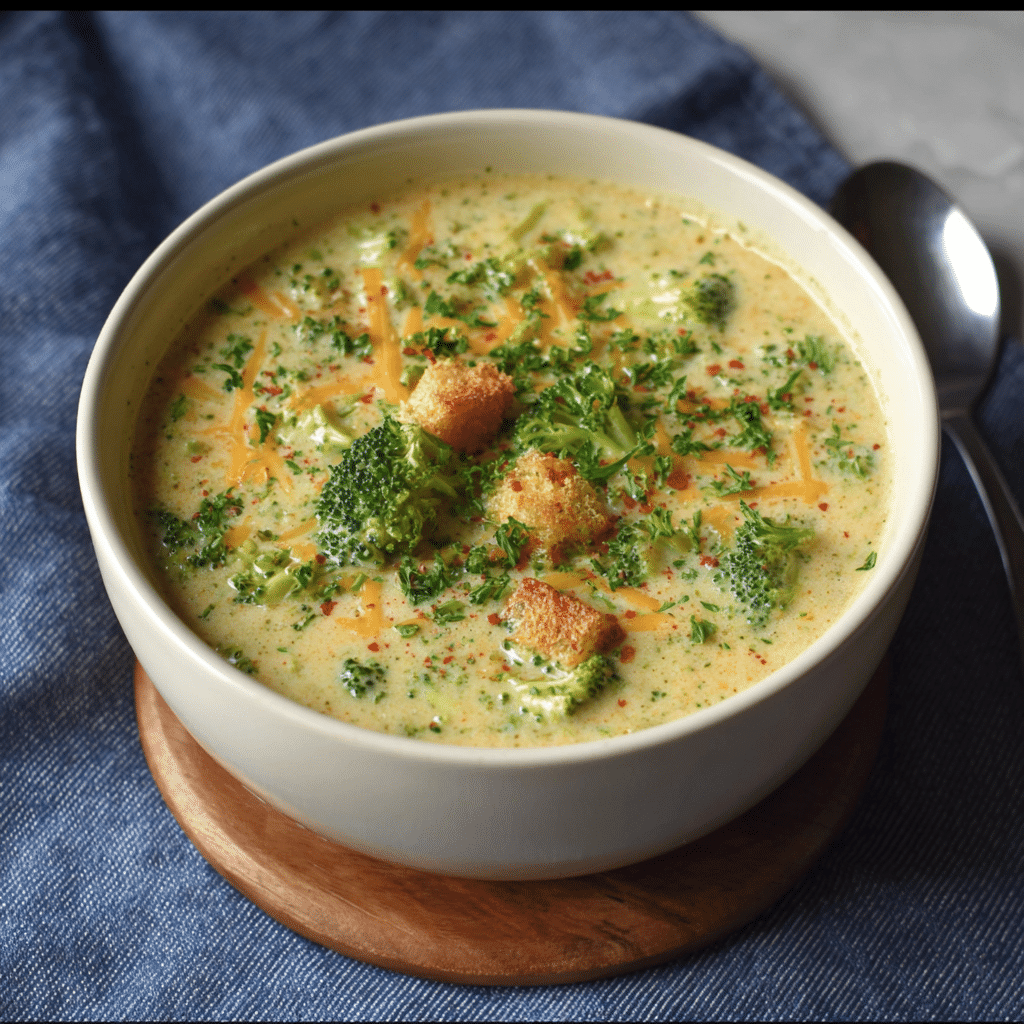 Smoked Gouda Broccoli Soup