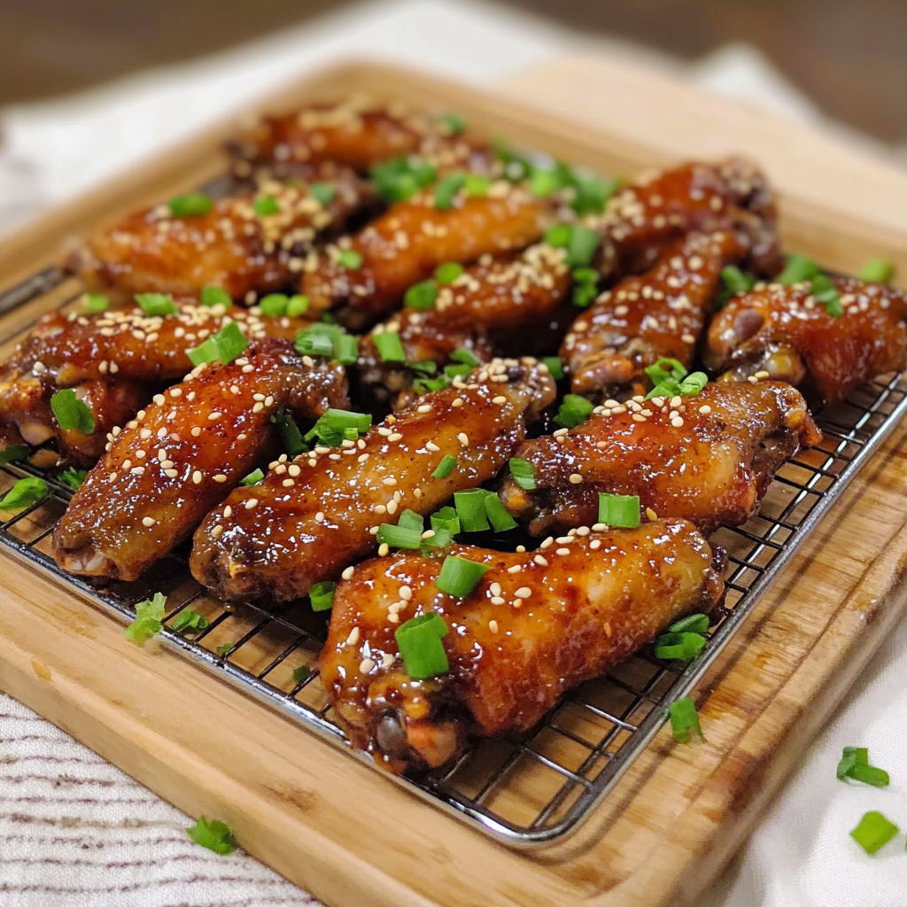 Soy Garlic Chicken Wings