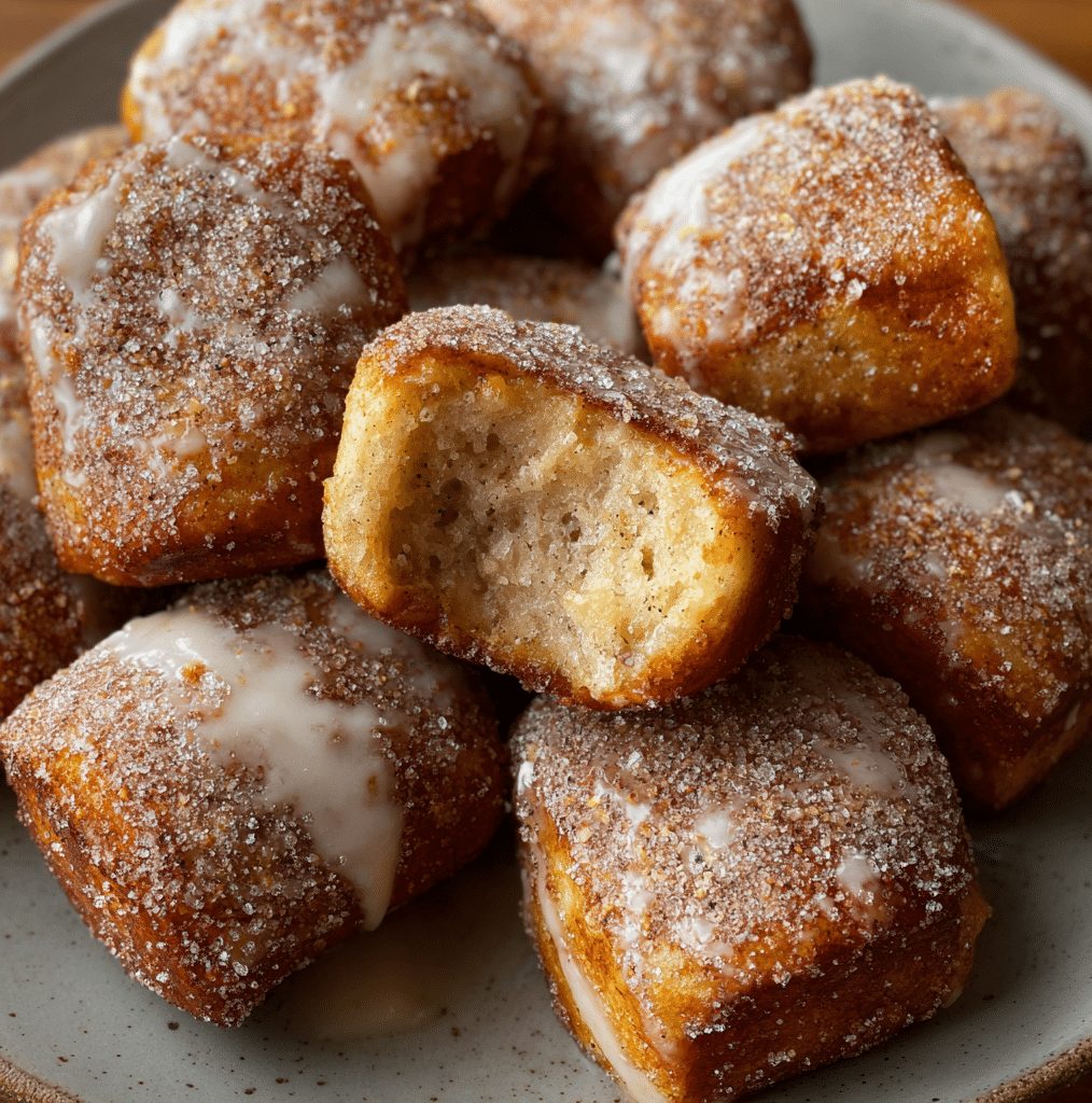 Banana Bread Donut Bites