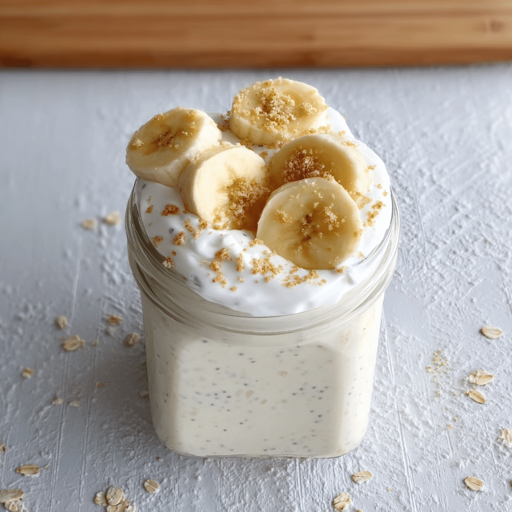 Banana Cream Pie Overnight Oats