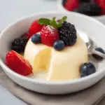 Bavarian Cream with Mixed Berries