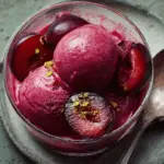 Cardamom Plum Sorbet