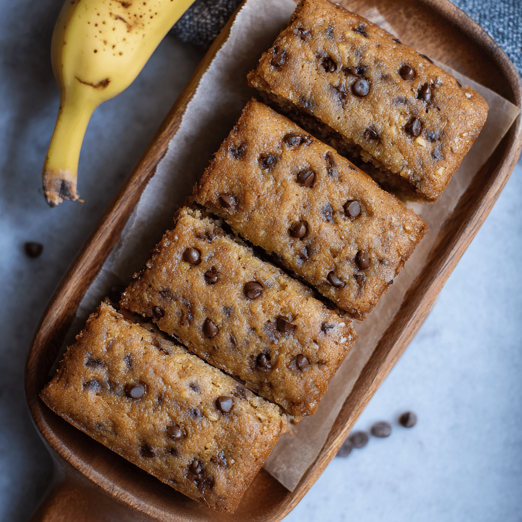 Chocolate Chip Banana Bread Bars