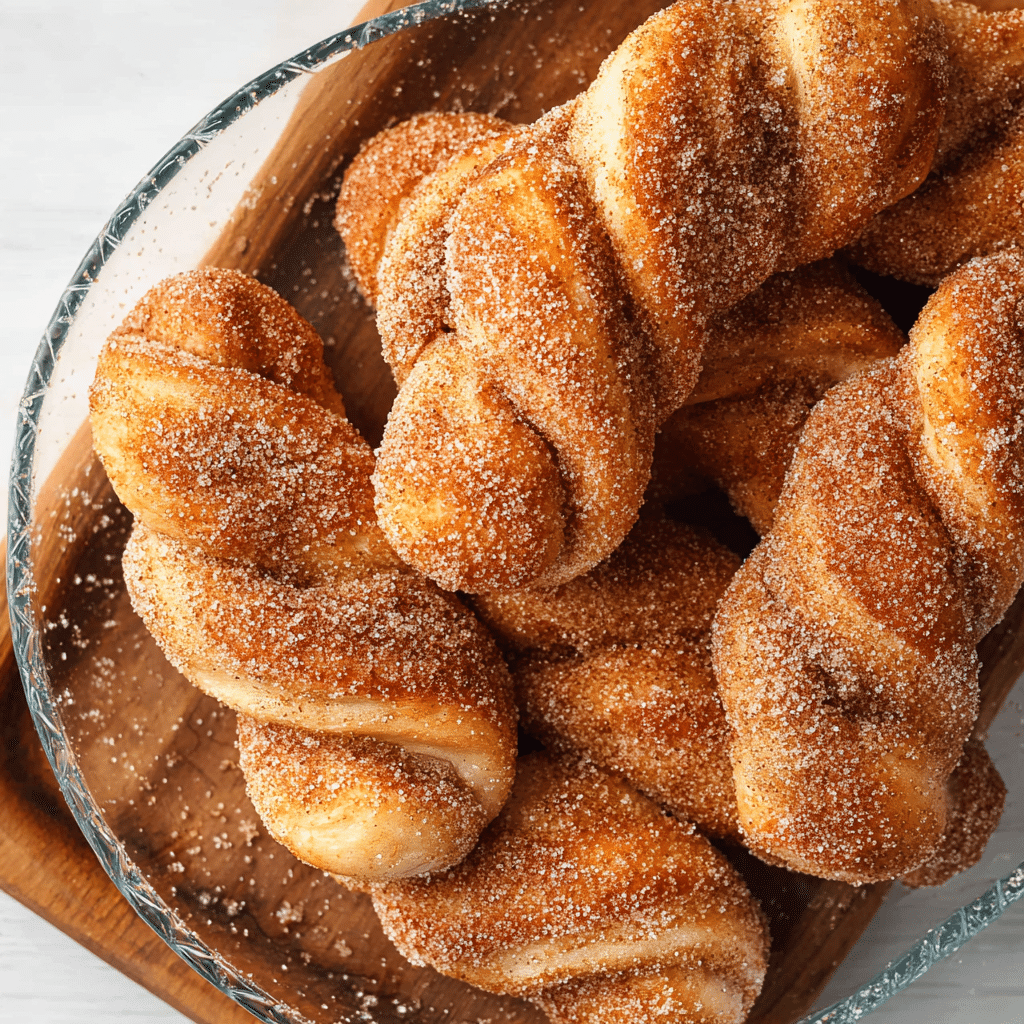 Cinnamon Sugar Twist Donuts