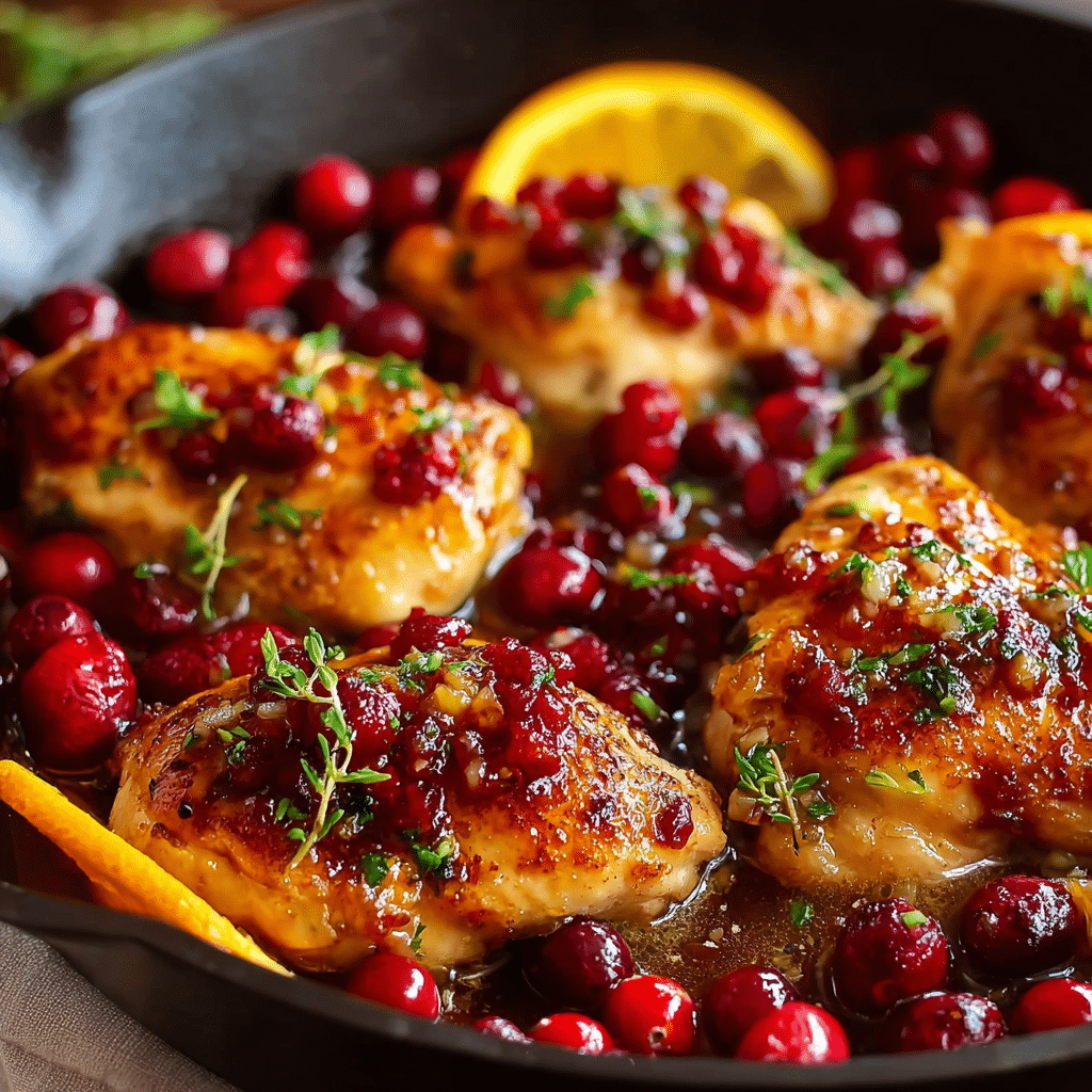 Cranberry Orange Chicken