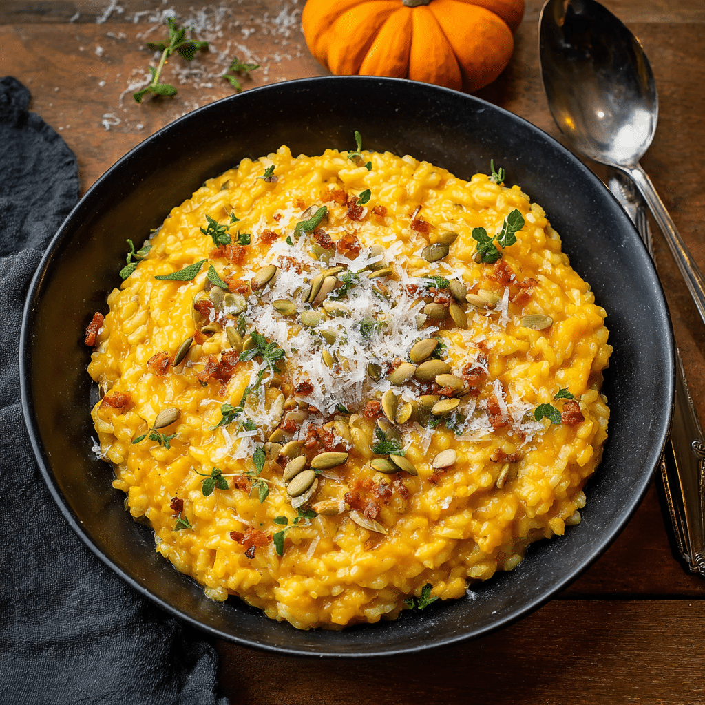 Creamy Pumpkin Risotto