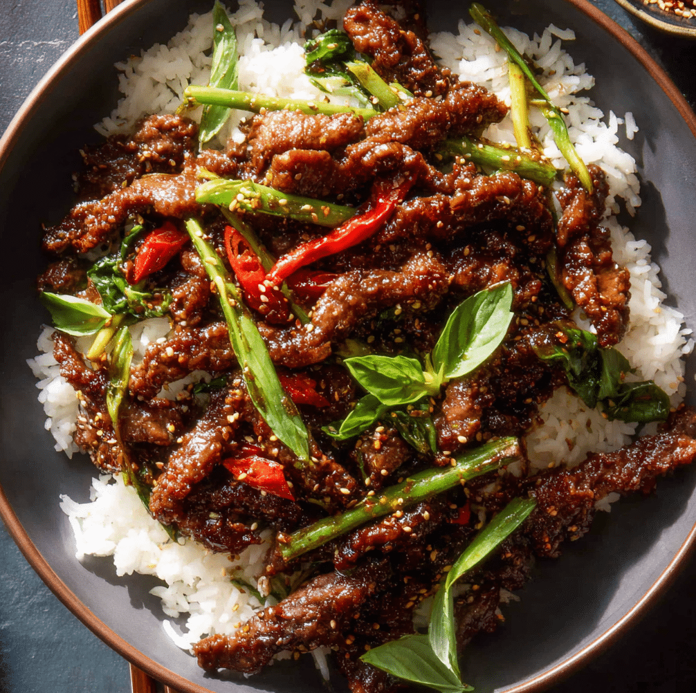 Crispy Mongolian Beef Stir-Fry