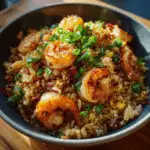 Ginger Garlic Shrimp Fried Rice