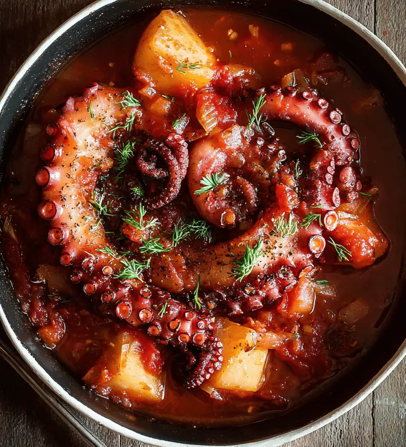 Greek Octopus Stew