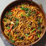 Ground‑Beef Sesame Noodles